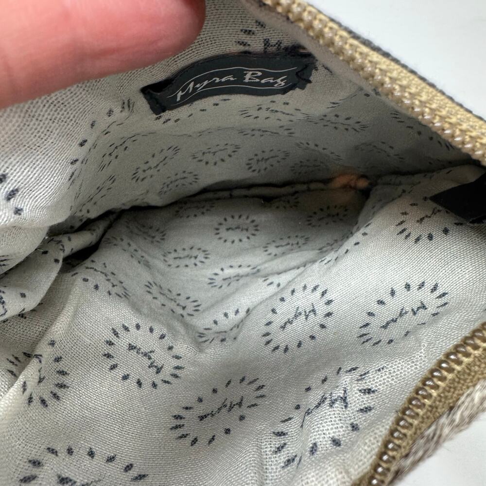 Myra Bag Fur Canvas Crossbody Gray Neutral Boho Western Indie Granola Festival - Picture 6 of 7
